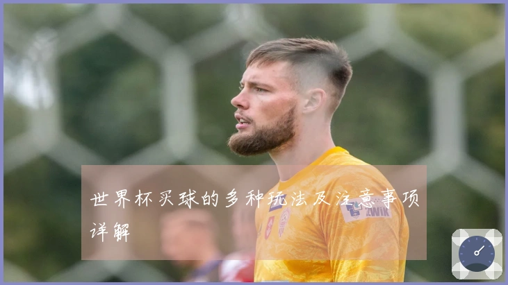 世界杯买球的多种玩法及注意事项详解